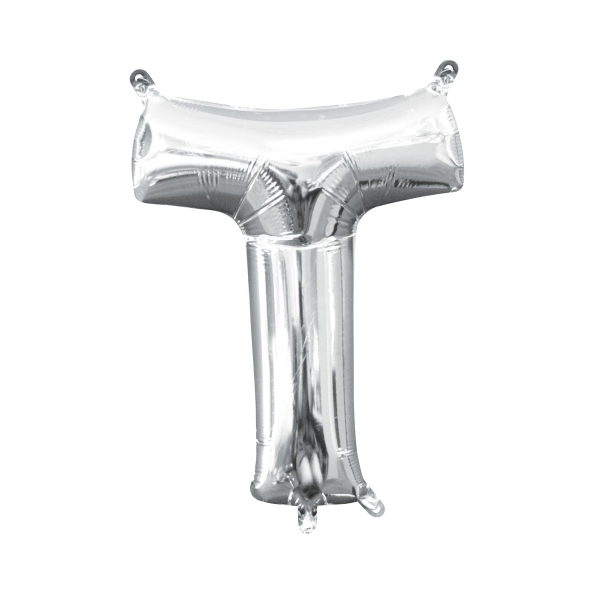 Silver Foil Letter "T" Balloon - Case of 70