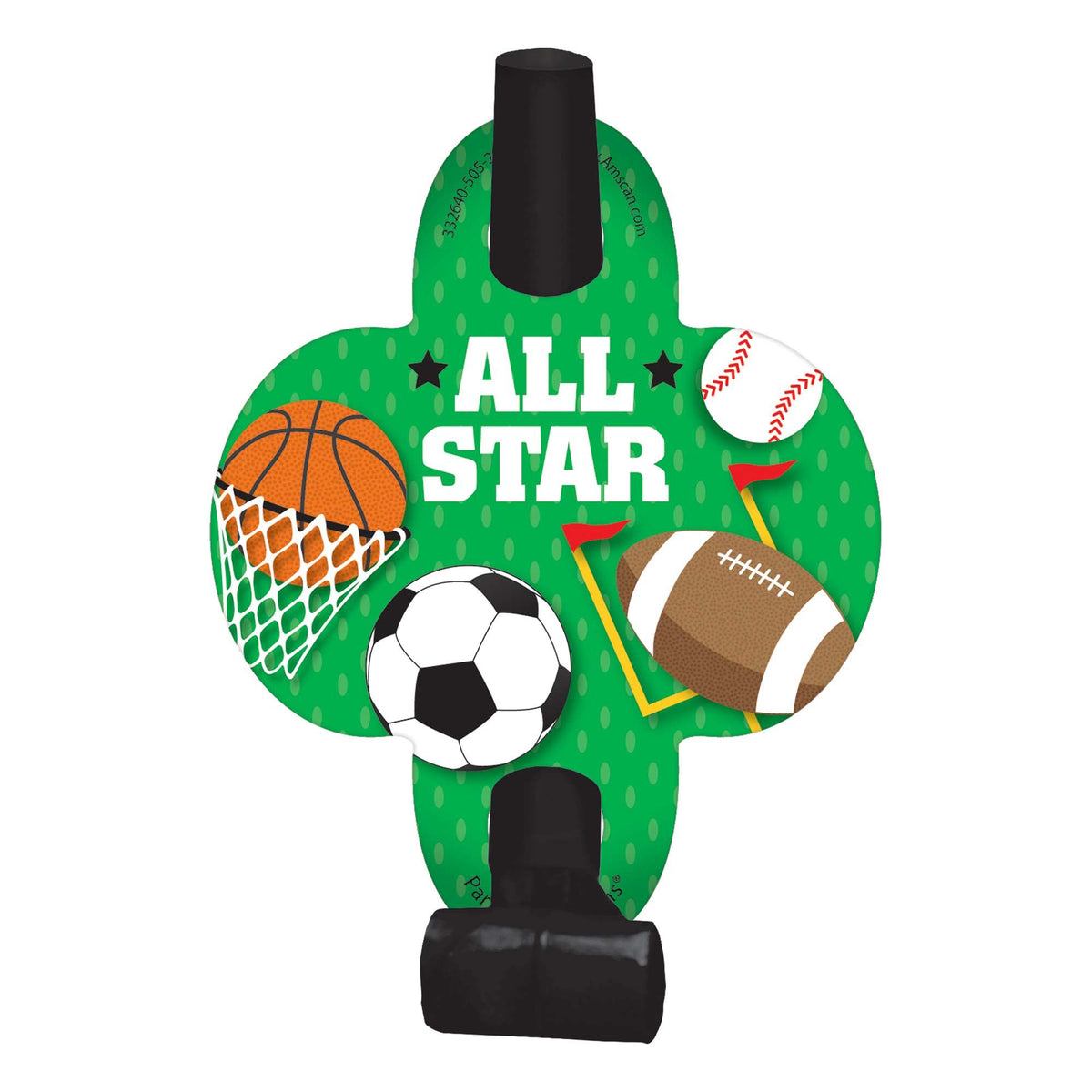 All Star Sports Birthday Party Blowouts, 8-pk - Case of 120