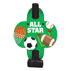 All Star Sports Birthday Party Blowouts, 8-pk - Case of 120