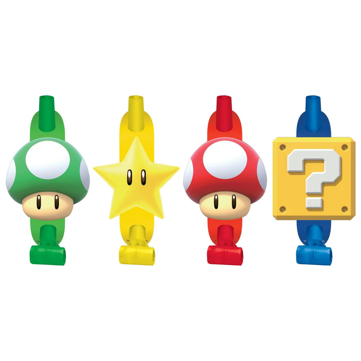 Nintendo Super Mario Bros Blowouts, 5 inch, 8-pk - Pack of 6