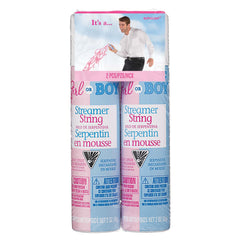 Silly Streamer String Decoration, Pink, 2-ct, for Gender Reveal - Case of 48
