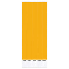 Solid Orange Event Wristbands - 250-ct - Case of 12