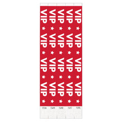 VIP Waterproof Wristbands, 10-inch, 500-ct - Case of 10