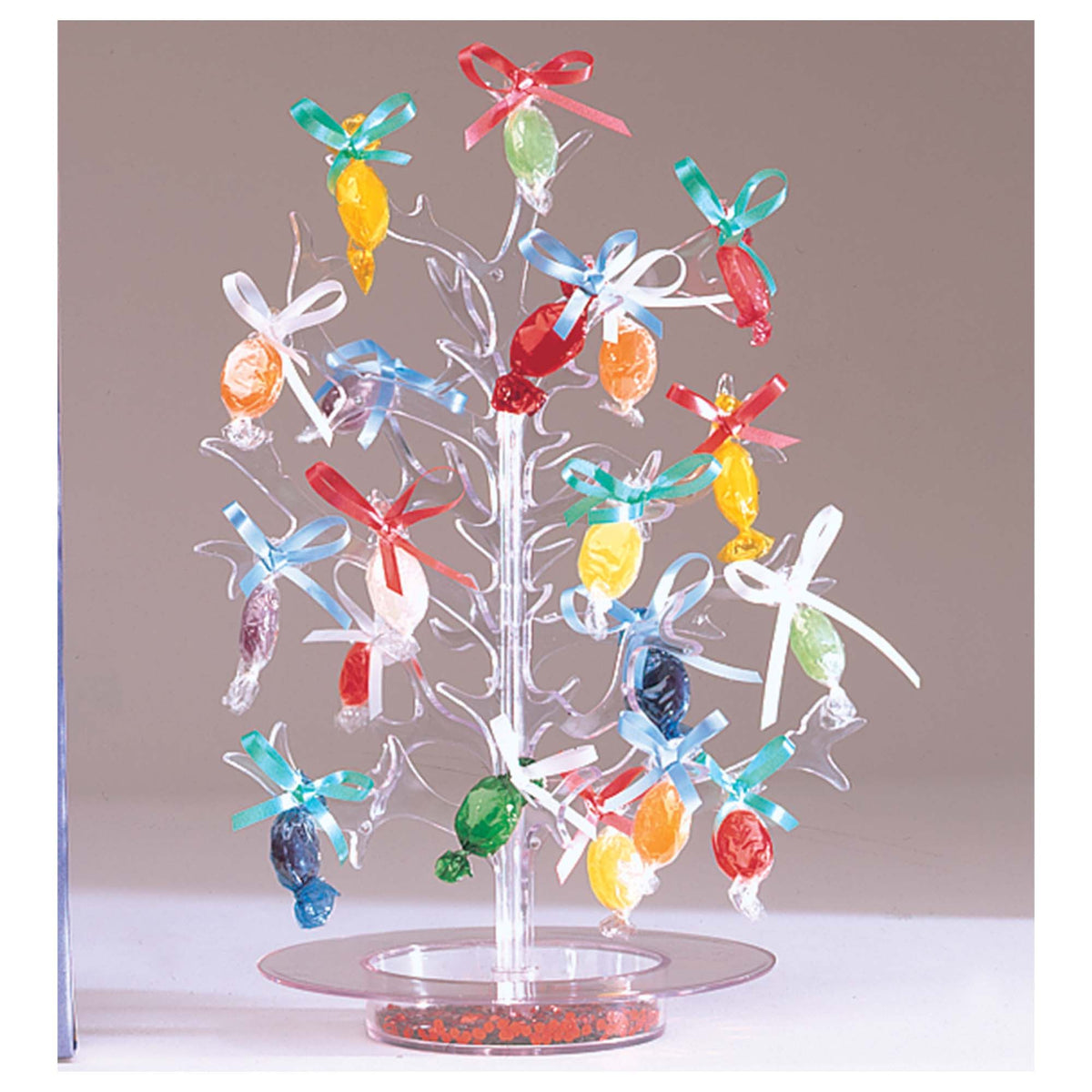 Clear Plastic Money Tree - 12.25-Inch Party Display - Pack of 6