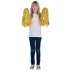 Gold Cheer Pom-Poms 2-ct - Pack of 6