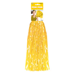 Bright Yellow Pom-Poms, 15-inch - Pack of 6