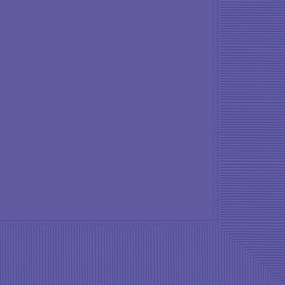 Royal Purple Solid Beverage Napkins, 40-ct - Pack of 3