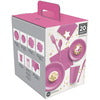 Bright Pink Tableware Kit - 20 Count - Case of 3
