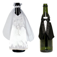 Wedding Day Champagne Bottle Attire Set - Case of 48