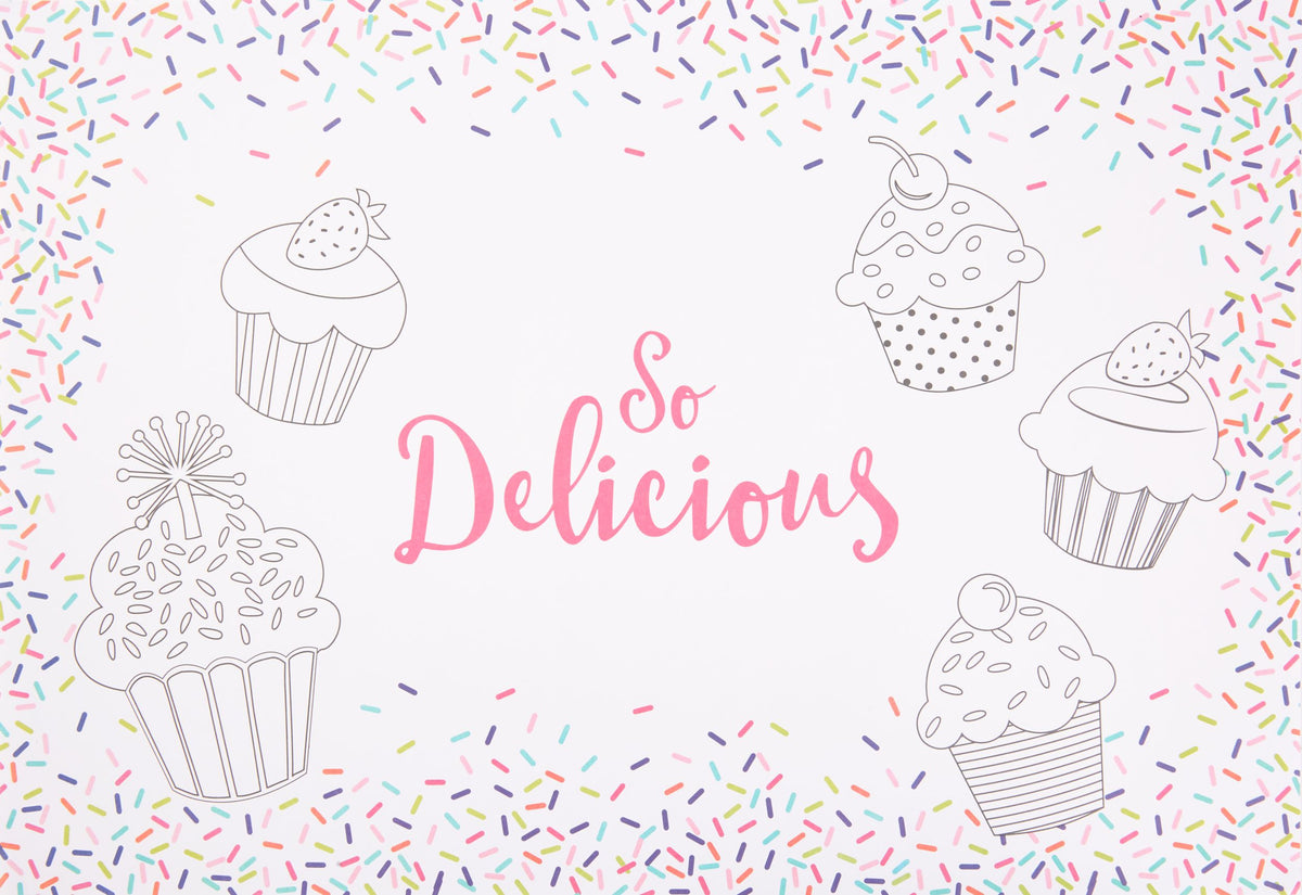 Colorful Sprinkles Coloring Placemats, 24-ct - Pack of 6