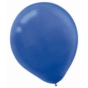Royal Blue Solid Latex Balloons - 12-inch | 15-ct - Pack of 4