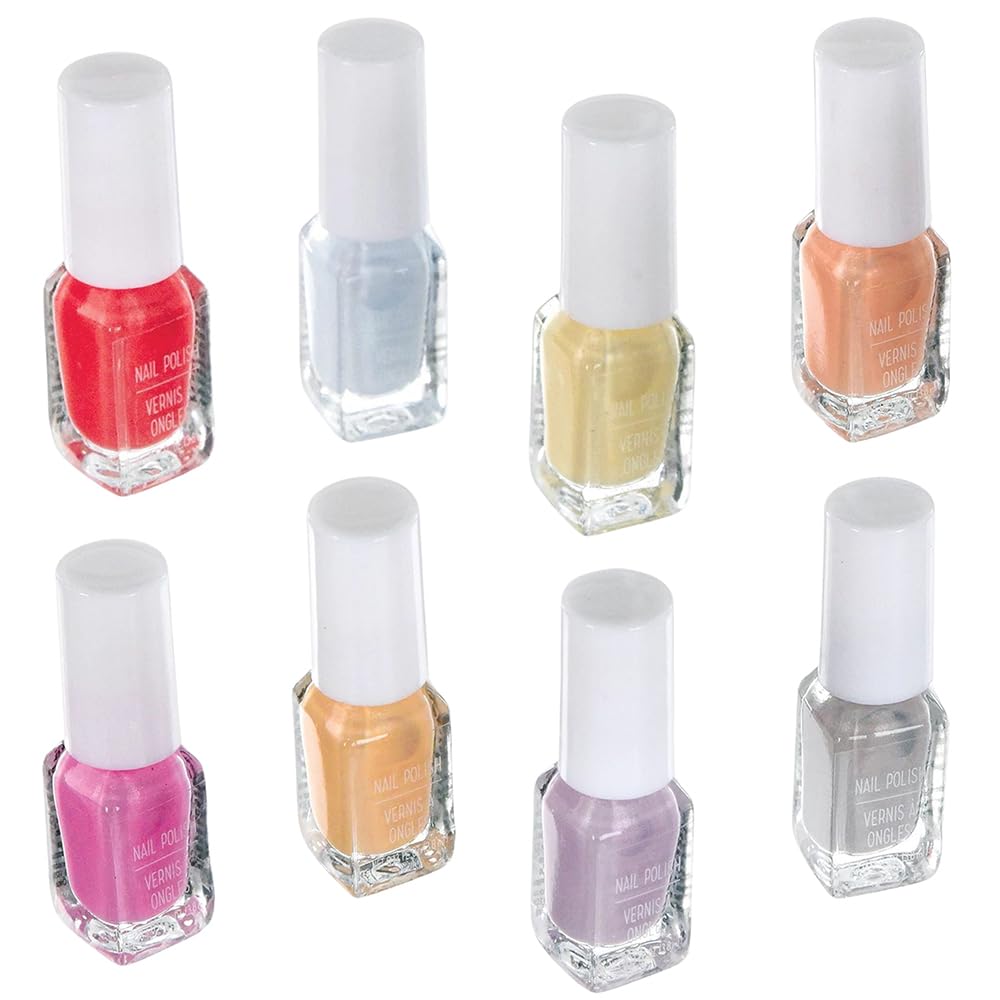 Mega Value Kids Nail Polish Set - Party Favor Pack - Pack of 8