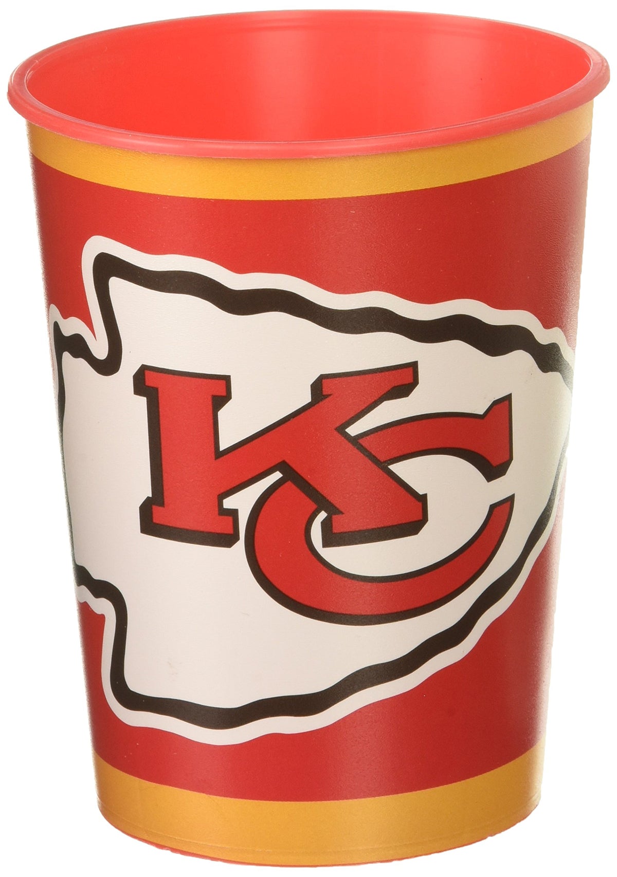 Kansas City Chiefs Printed Party Plastic Cups - Pack of 6