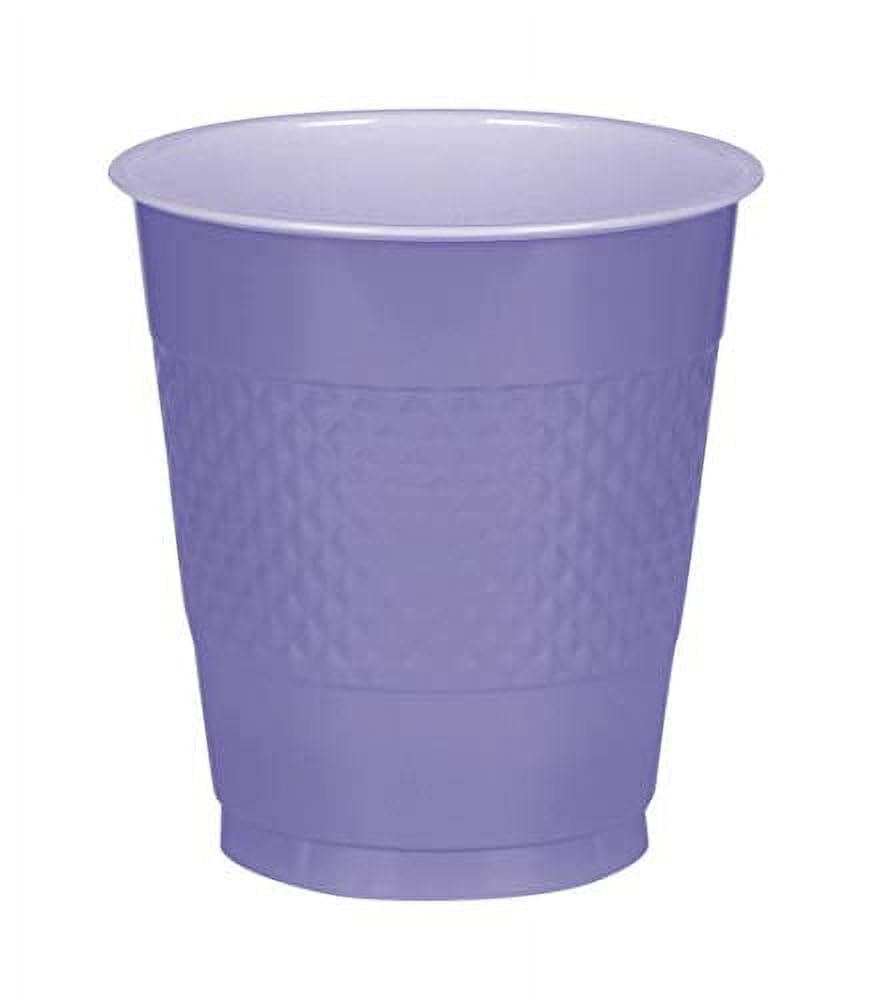 Purple 12 oz. Plastic Party Cups, 20-ct - Case of 10