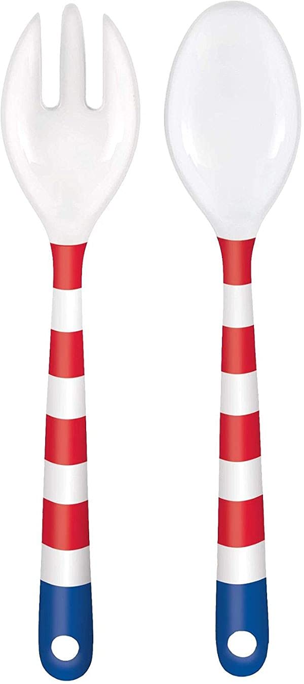 Patriotic Melamine Salad Servers, 2-pcs - Pack of 12