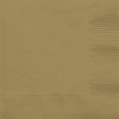 Gold Go Brightly Lunch Napkins - 32 Count - Pack of 3