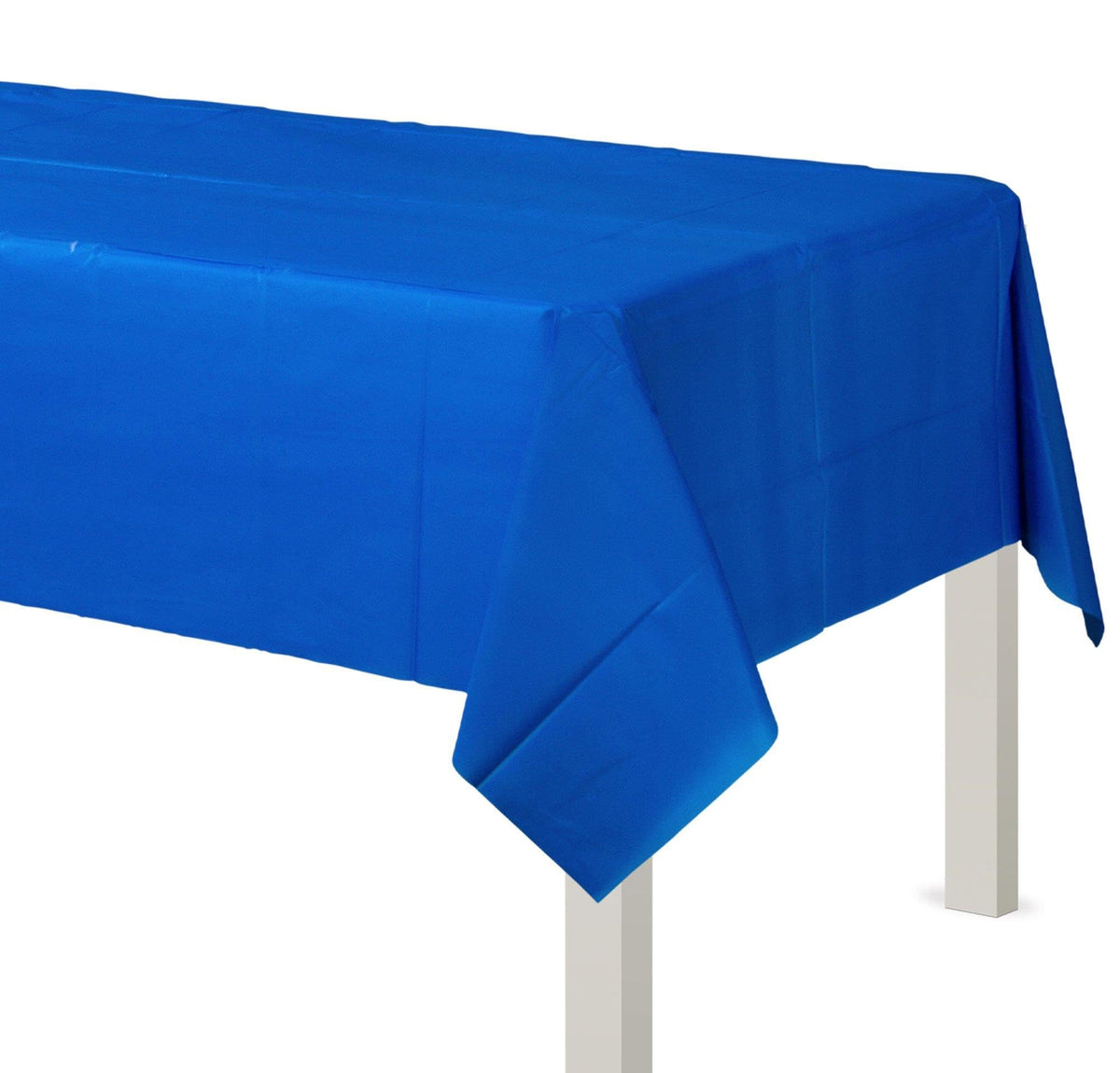 Royal Blue Plastic Table Cover - 54 x 108 - Pack of 12