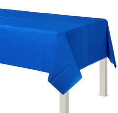 Royal Blue Plastic Table Cover - 54 x 108 - Pack of 6