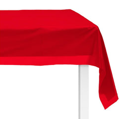 Apple Red Plastic Table Roll - 40 x 100' - Case of 6