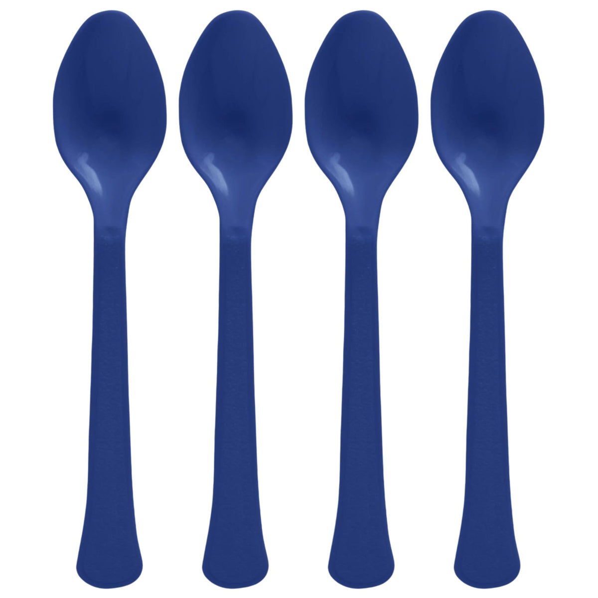 True Navy Plastic Spoons, 50-ct - Case of 12