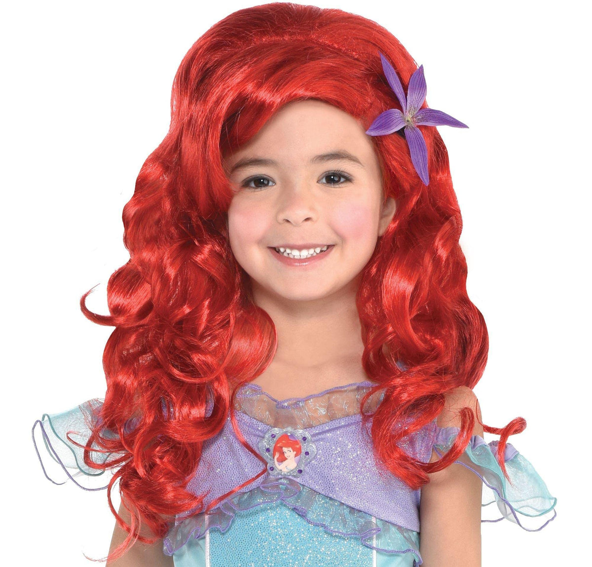 Ariel Child Wig - Disney Princess Costume Accessory - Pack of 2