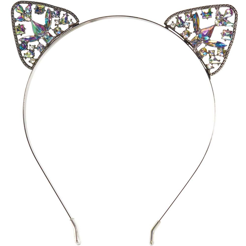 Rhinestone Cat Ears Headband - Case of 48