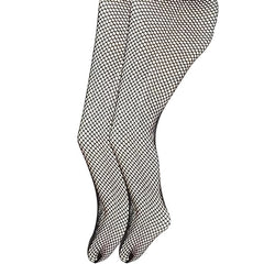Kids' Black Fishnet Tights - S/M - Pack of 6