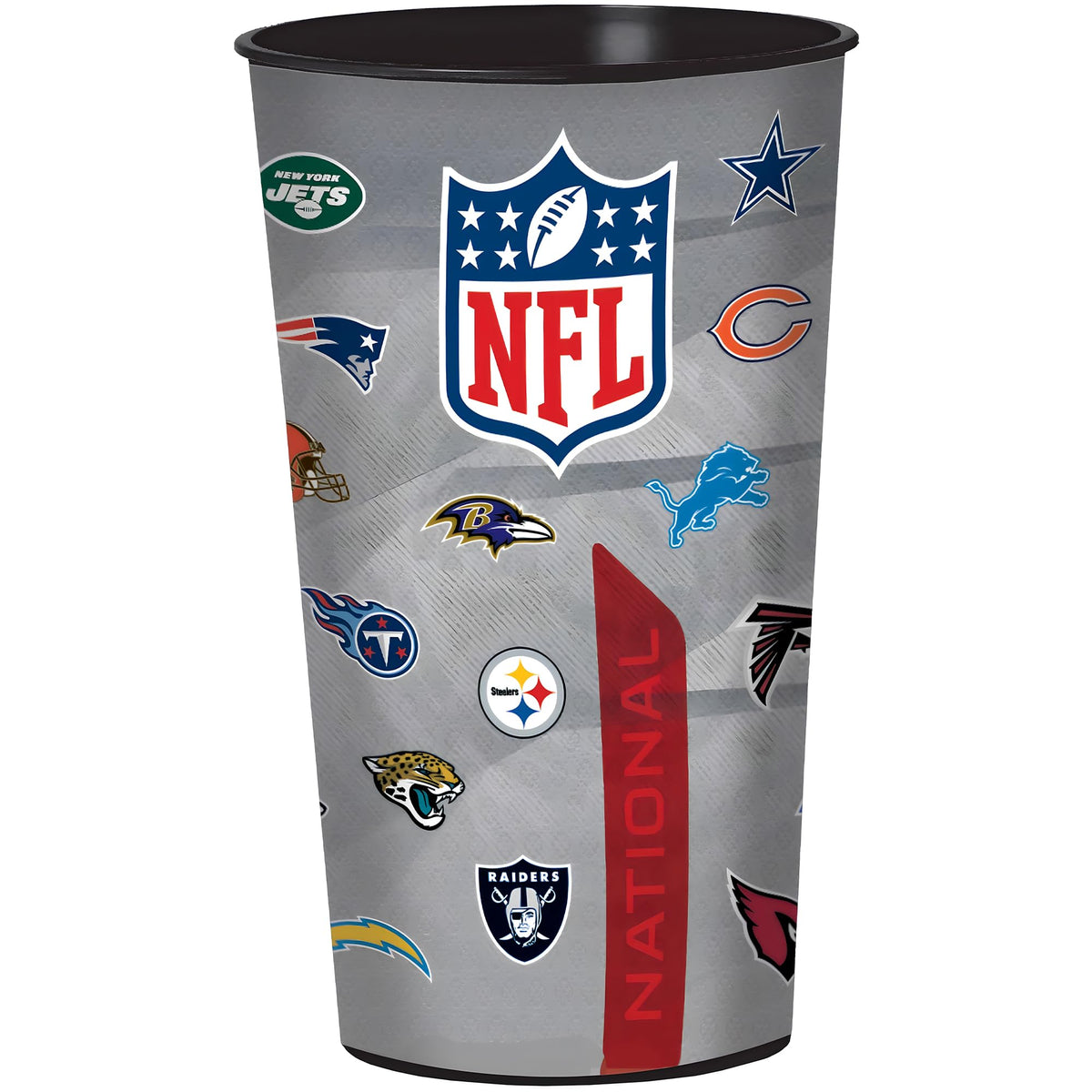 NFL All Teams 22oz Party Plastic Cup - Pack of 12