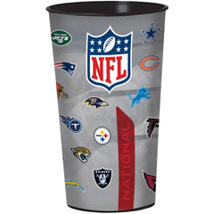 NFL All Teams 22oz Party Plastic Cup - Pack of 6