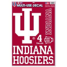 Indiana Hoosiers 11x17 Decal Sheet - Case of 6