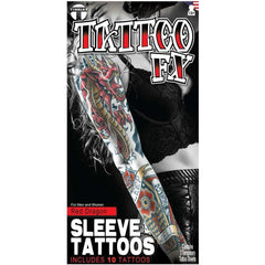 Red Dragon Tattoo Sleeve Set - 2 Pack - Pack of 12