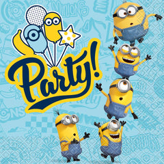Minions 2 Lunch Napkins - 16 Count - Pack of 12