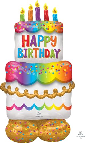 Airloonz Birthday Cake Balloon - Pack of 3
