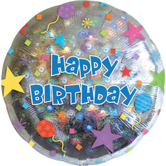 Vibrant 18-inch Happy Birthday Foil Balloon - Pack of 10