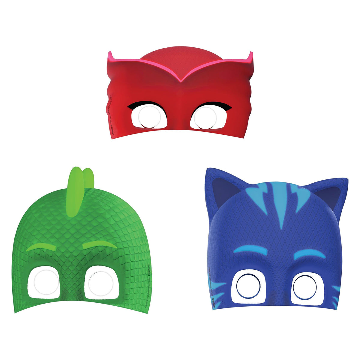 PJ Masks Half Face Masks, One Size, 8-pk - Pack of 2