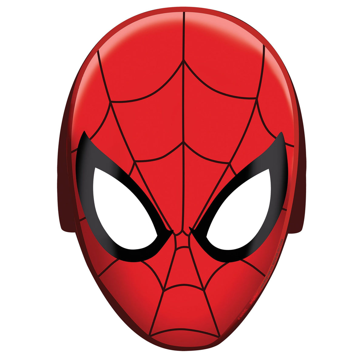 Spider-Man Paper Masks, Red/Black, One Size, 8-pk - Pack of 2