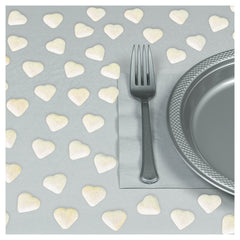 Heart Confetti Table Scatter, White, 40-ct - Case of 72