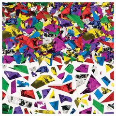 Multi-Color Sparkle Foil Confetti Shred, 5 oz - Case of 72