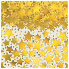 Gold Star Metallic Confetti, 2.5 oz - Pack of 12