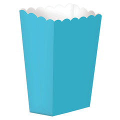 Mini Metallic Popcorn Treat Boxes, Rectangle, 5.25-inch, 5-ct - Case of 96
