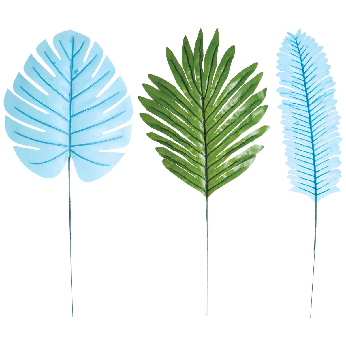 Assorted Color Fabric Leaves, 6-Pack - Pack of 2