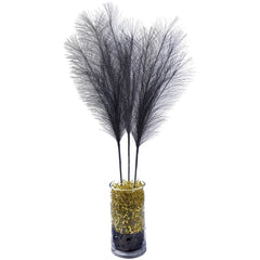 Elegant Black Faux Feather Centerpiece Set - 3 Pack - Pack of 3