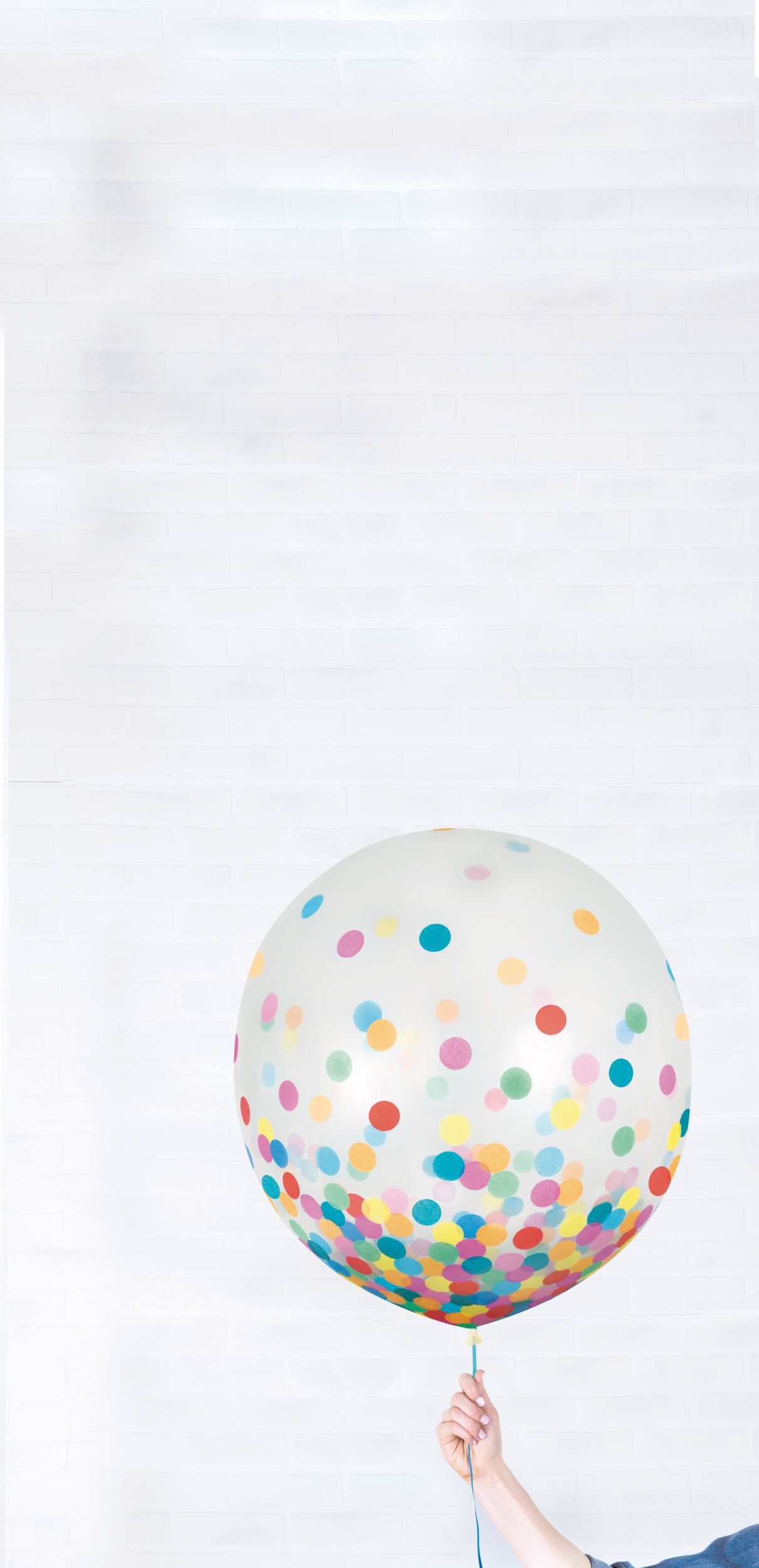 Confetti Latex Balloons, Multicolored, 24-inch, 2-pk