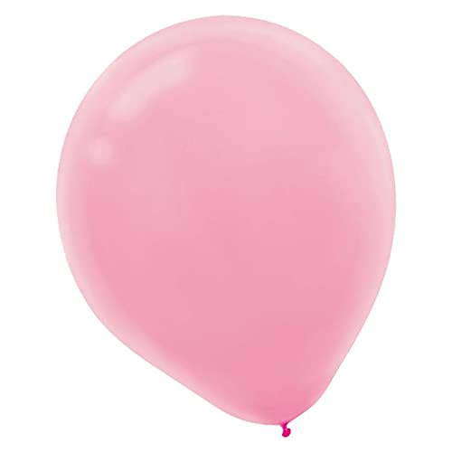Bulk 9-inch New Pink Latex Balloons - 100 Count