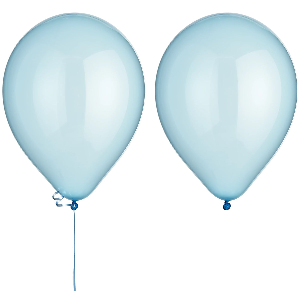 100-Pack Clear Blue 11-inch Latex Balloons