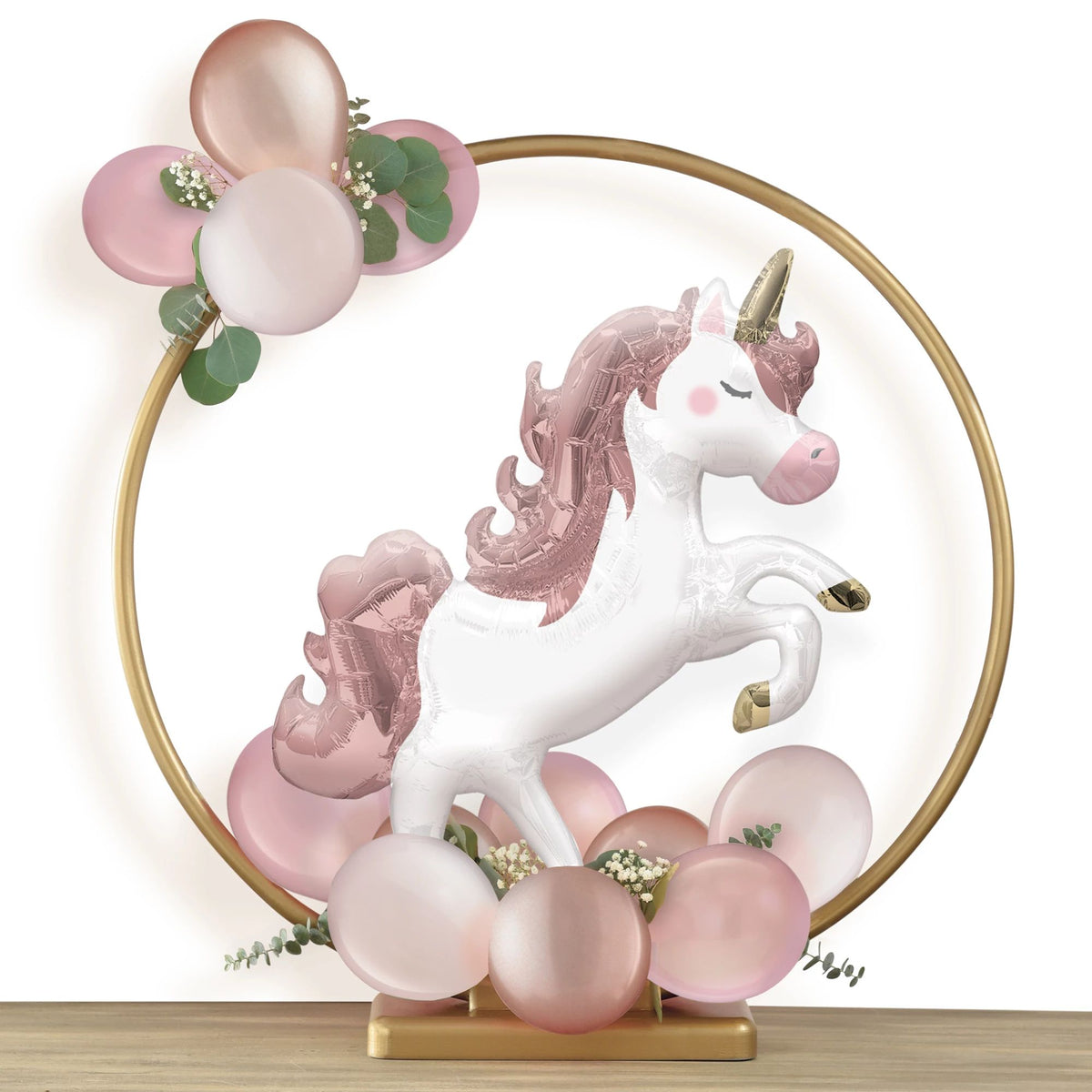 Balloon Ring Centrepiece Decoration, Gold