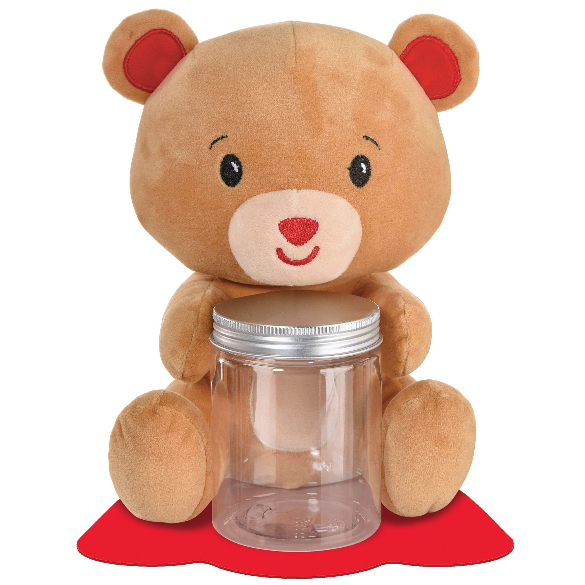 Bear Plush Balloon Weight, Brown, 4-inch