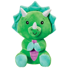 Dinosaur Plush Balloon Weight, Green, 8 inch