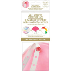 DIY Customizable Balloon Decorating Strip Roll, Clear, 25-ft