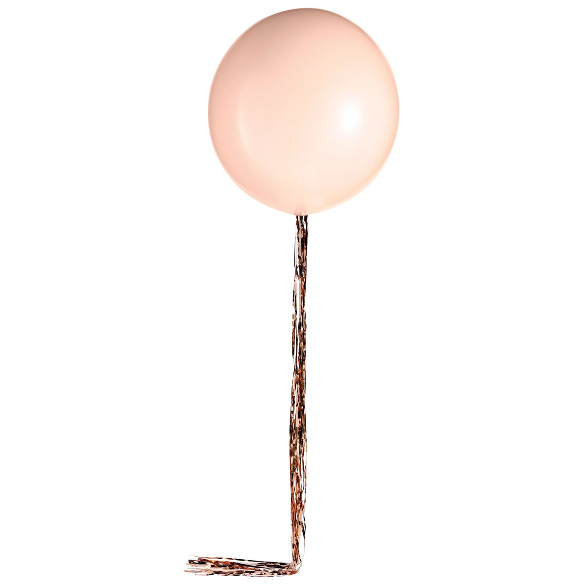Elegant Rose Gold Latex Balloon with Tassel - 24 Inch